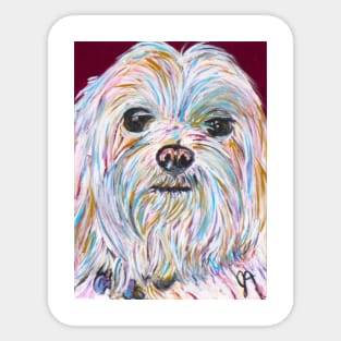 Maltese dog Sticker